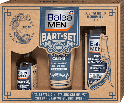 Geschenkset Weihnachten Bart-Set 3tlg Balea MEN