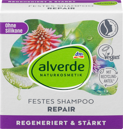 Festes Shampoo Repair alverde NATURKOSMETIK