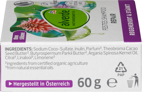 Festes Shampoo Repair alverde NATURKOSMETIK