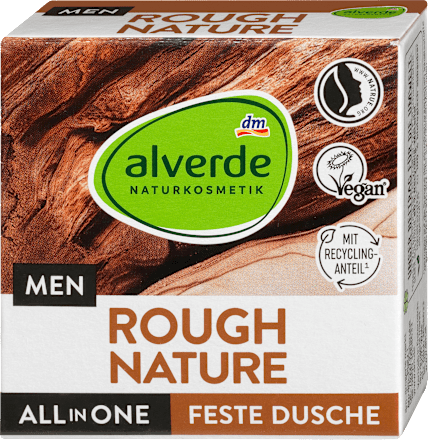 Mydło w kostce 4w1 Rough Nature alverde MEN