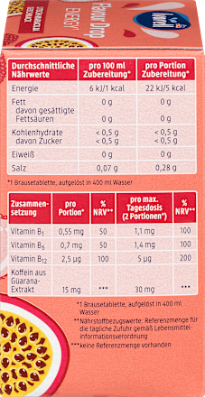 Flavour Drop Energy Brausetabletten Ivorell