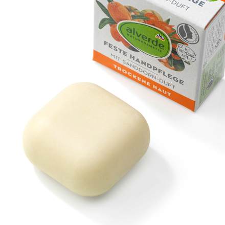 Feste Handpflege mit Sanddorn-Duft alverde NATURKOSMETIK