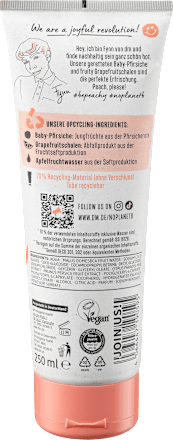 Pflegedusche Baby-Pfirsich & Grapefruitschale No Planet B