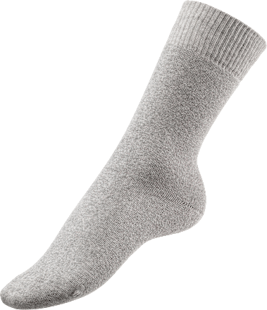 Soft-Socken mit Bio-Baumwolle grau Gr. 39-42 Fascino