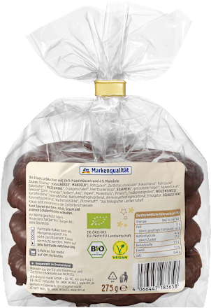 Vegane Elisen Lebkuchen  dmBio