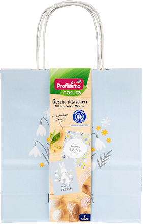 nature Geschenktaschen-Set 100 % Recycling, Größe Midi Profissimo