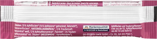Fruchtriegel Apfel-Traube ab 1 Jahr dmBio