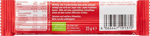 Fruchtriegel Apfel-Banane ab 1 Jahr dmBio