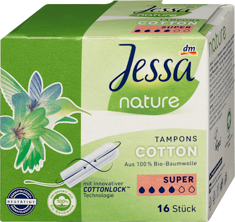 Tampons Cotton Super nature Jessa