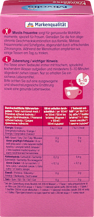 Frauentee Kräutertee Mivolis