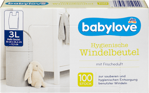 Windelbeutel mit Frischeduft  babylove