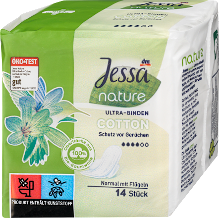 Podpaski higieniczne Nature Ultra ze skrzydełkami Jessa