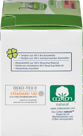 Tampons Cotton Super nature Jessa