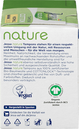 Tampons Cotton Normal nature Jessa