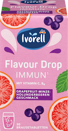 Flavour Drop Immun - Grapefruit-Minze-Holunderbeere Ivorell