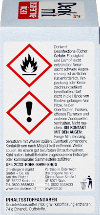 Desinfektionstücher Denkmit