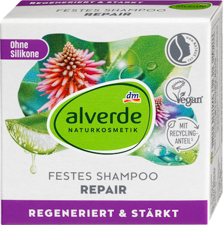 Festes Shampoo Repair alverde NATURKOSMETIK