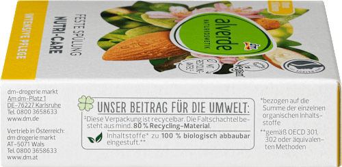 NUTRI-CARE čvrsti balzam za kosu alverde NATURKOSMETIK