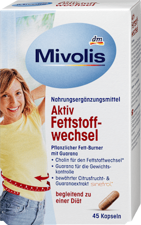 Kapsułki wspierające metabolizm tłuszczów  Mivolis