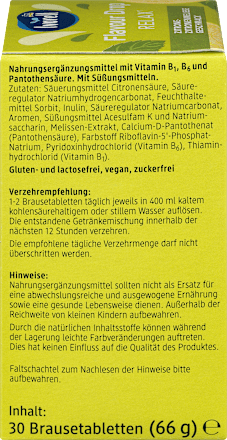Flavour Drop Relax Brausetabletten Ivorell
