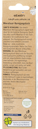 Reinigungstuch aus Mikrofaser ebelin