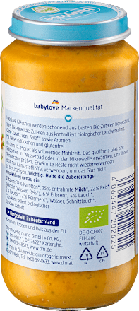 Menü Gemüserisotto mit Erbsen ab 12 Monaten  babylove