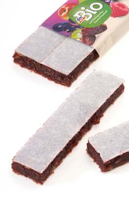 Fruchtriegel Himbeer Cassis Schnitte dmBio