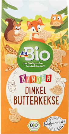 Kindersnack Butterkeks Dinkel ab 3 Jahren, demeter dmBio