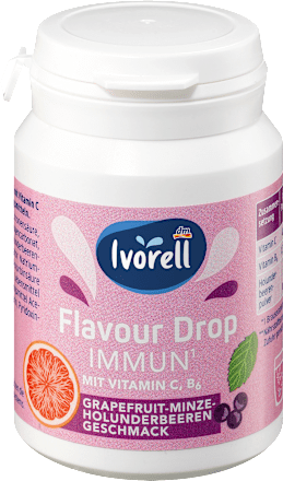 Flavour Drop Immun - Grapefruit-Minze-Holunderbeere Ivorell