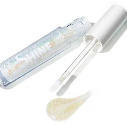 Błyszczyk od ust Power Shine, glitter white 130 trend !t up