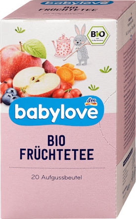 Herbatka owocowa dla niemowląt bio, od 5. miesiąca życia (20 x 2 g) babylove