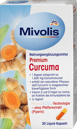 Capsulele de curcumă Premium  Mivolis