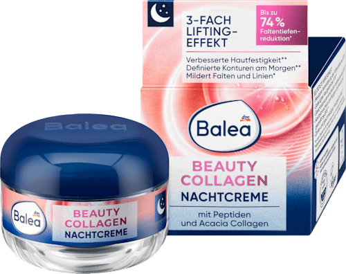 Nočný pleťový krém Beauty Collagen Balea