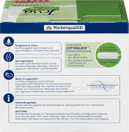 Tampons Cotton Super nature Jessa