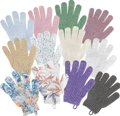 Massage- und Peelinghandschuh ebelin