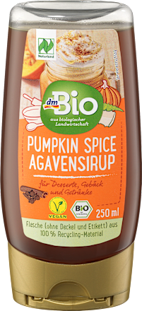 Agavensirup Pumpkin Spice, vegan dmBio