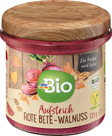 Brotaufstrich Rote Bete-Walnuss  dmBio