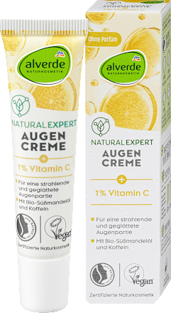 Szemkörnyékápoló krém Natural Expert, 1% C-vitaminnal alverde NATURKOSMETIK