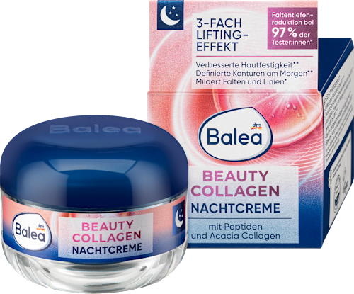 Nočný pleťový krém Beauty Collagen Balea