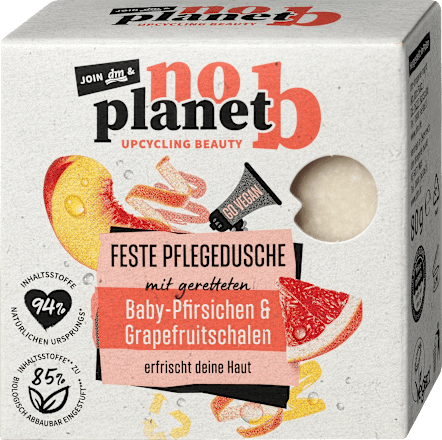 Čvrsti sapun za tuširanje - breskva i grejp No Planet B