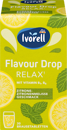 Flavour Drop Relax - Zitrone-Zitronenmelisse Ivorell