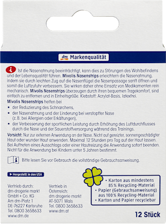 Nasenstrips Mivolis