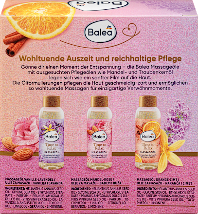 Time to Relax Massageöl-Set Balea