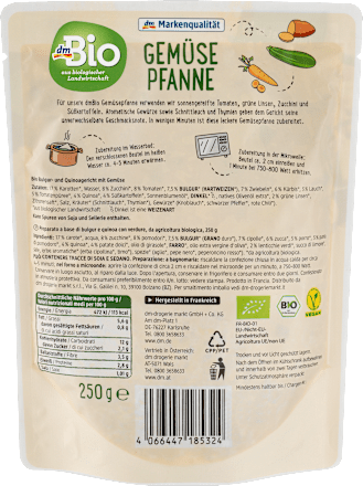 Gotovo jelo - Povrće sa bulgurom i kinoom dmBio