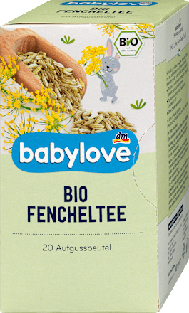 Herbatka koperkowa dla niemowląt bio, po 5. miesiącu życia (20 x 2 g) babylove