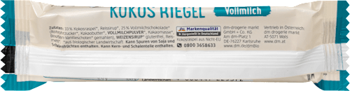 Schokoriegel Vollmilch Kokos dmBio