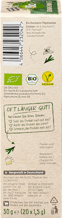 Kräutertee Rosmarin, Thymian dmBio