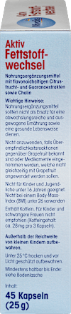 Aktiv Fettstoffwechsel Kapseln 45 St. Mivolis