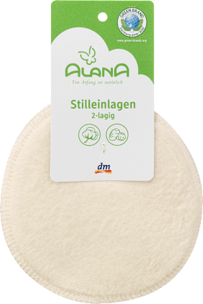 Stilleinlagen 2-lagig aus Bio-Baumwolle und Seide ALANA