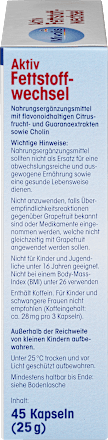 Aktiv Fettstoffwechsel Kapseln 45 St. Mivolis